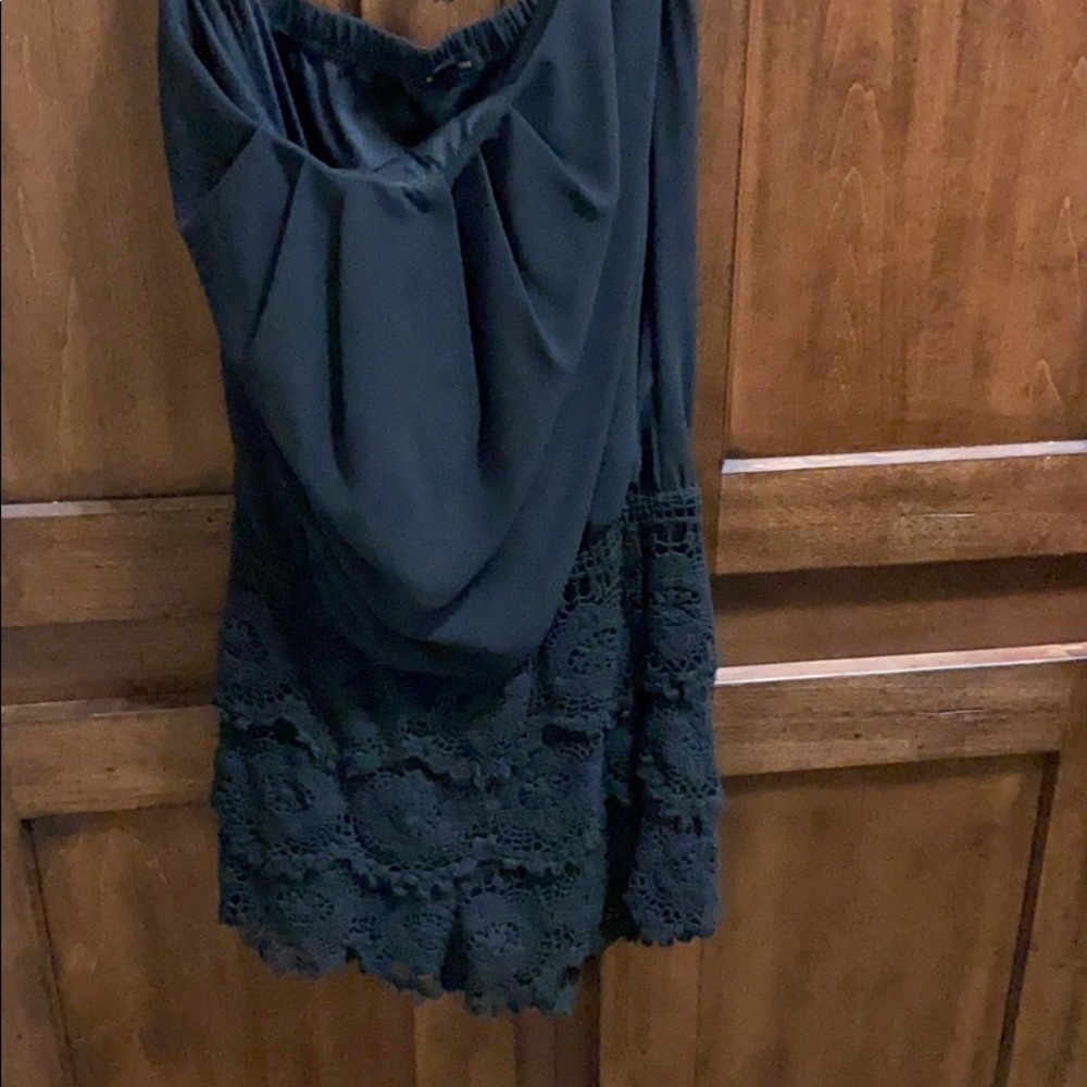 Strapless romper